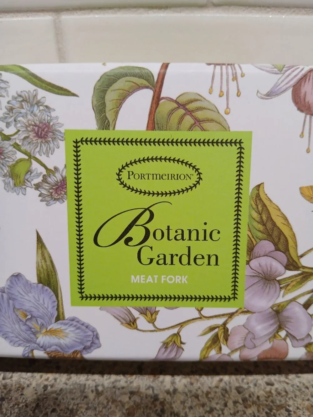 Portmeirion Botanic Garden Meat Fork - Garden Lilac